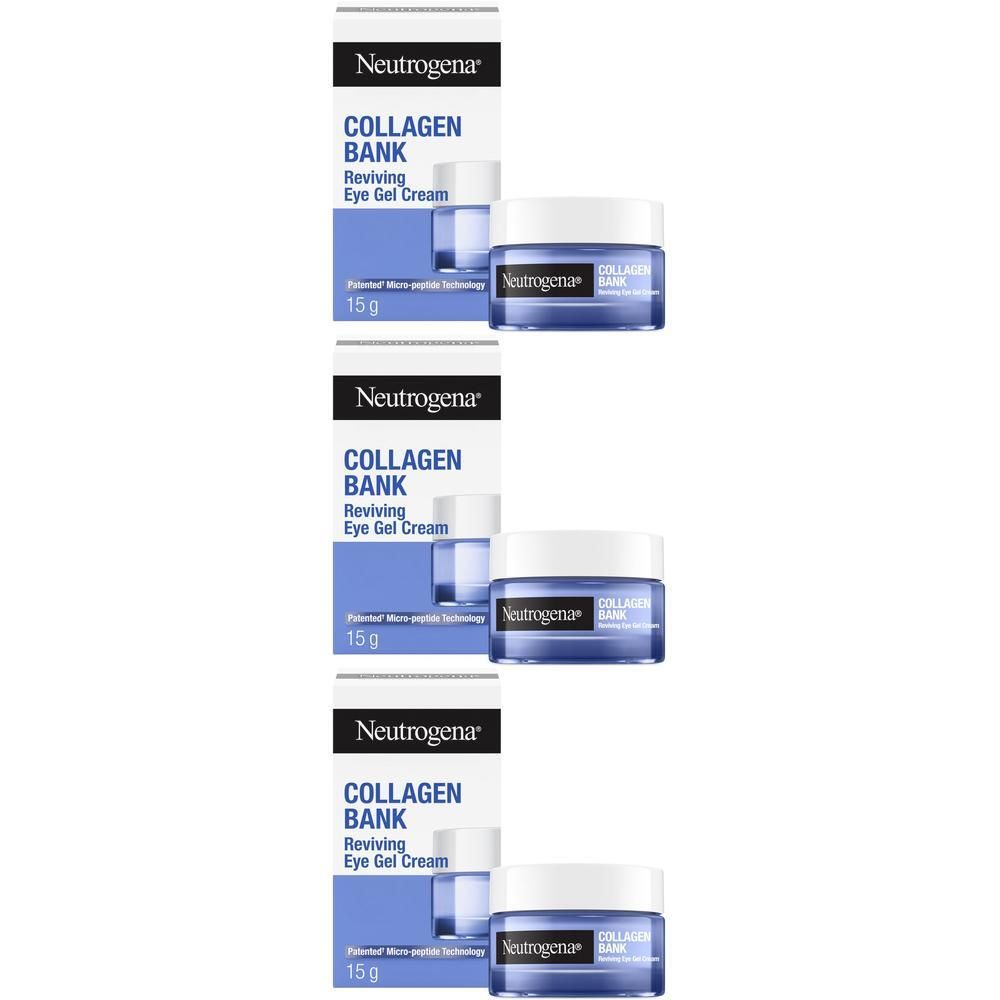 Neutrogena Collagen Bank Contorno Occhi Rivitalizzante, Crema Occhiaie e Borse