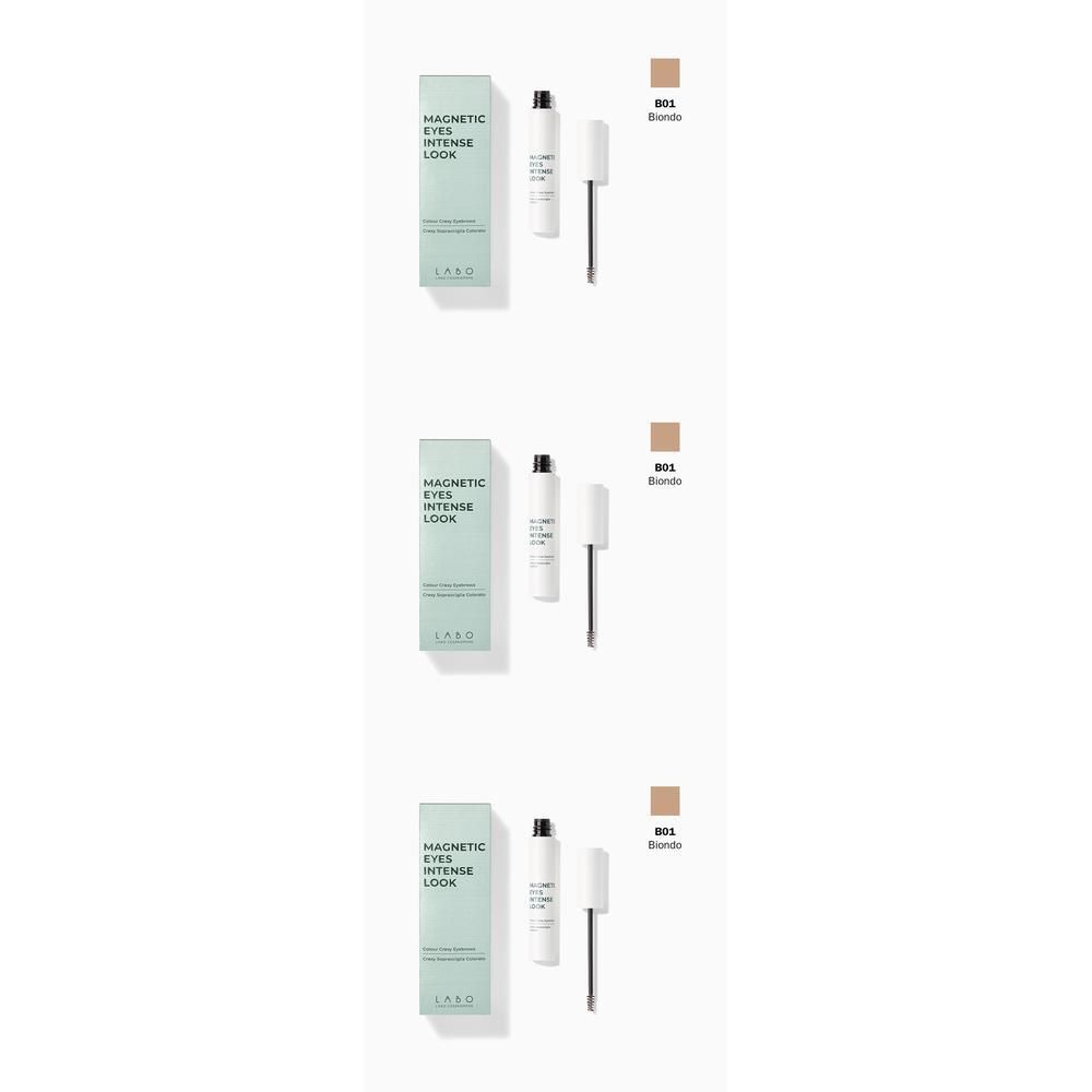 LABO Magnetic Eyes Intense Look Crexy Sopracciglia Colorato Colore B01