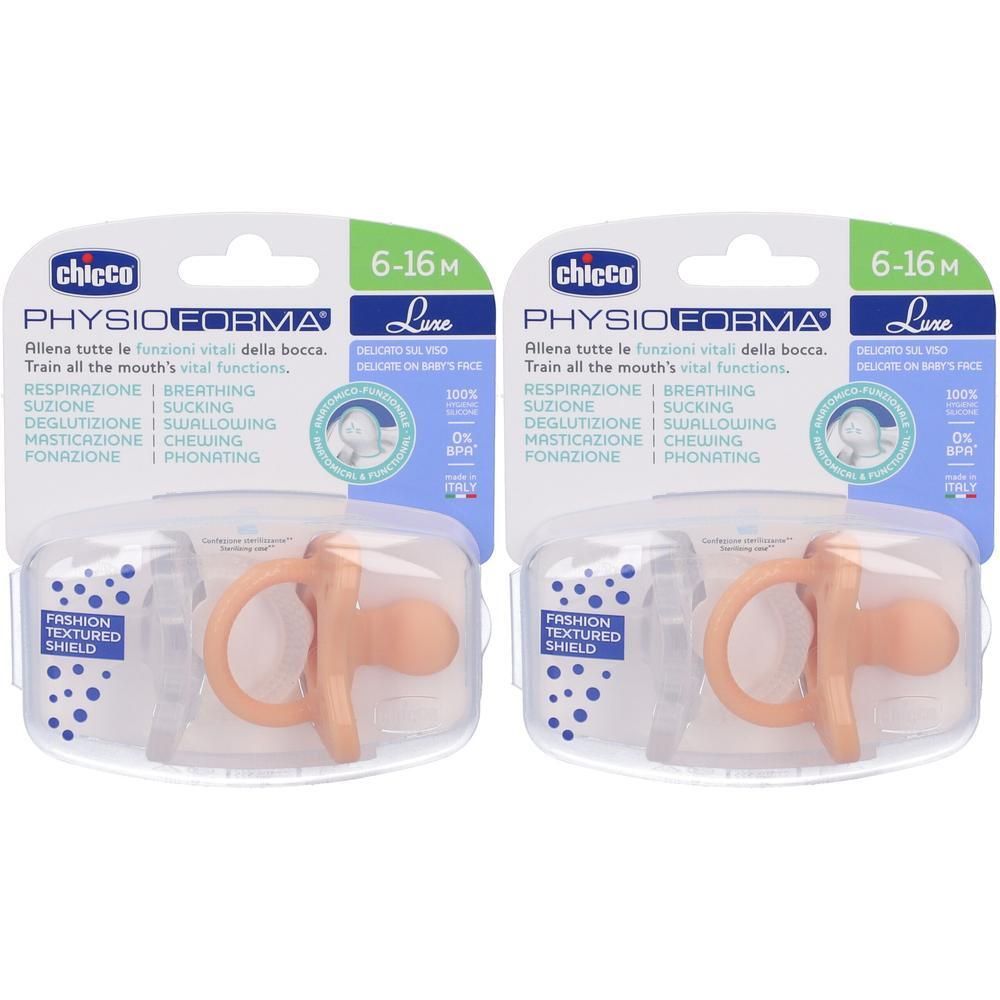 Un singolo guanto monouso in tessuto bianco con cuciture blu ed etichetta.
