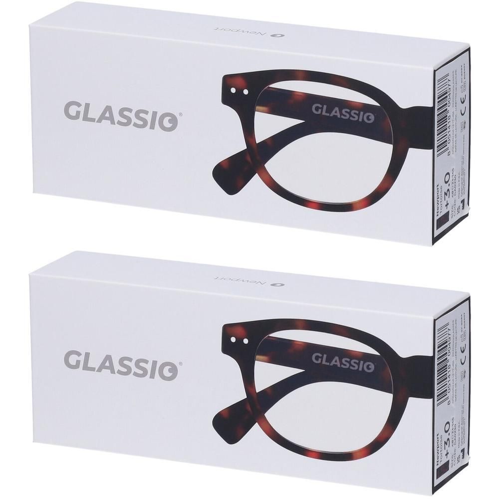 Occhiali da Lettura Glassio Newport Colore Tortoise Gradazione +3,0