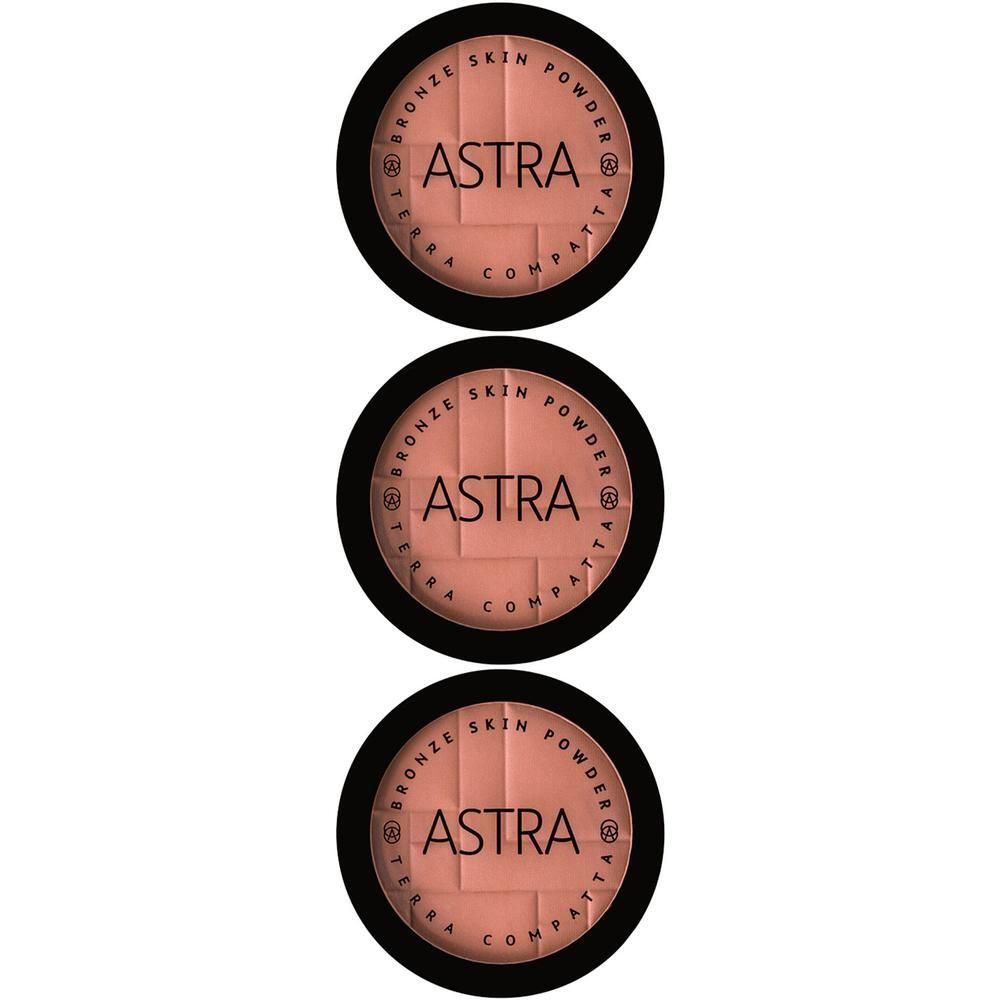 ASTRA Make-UP Bronze Skin Powder - Terra Compatta Effetto Bronzer Tonalità 0010