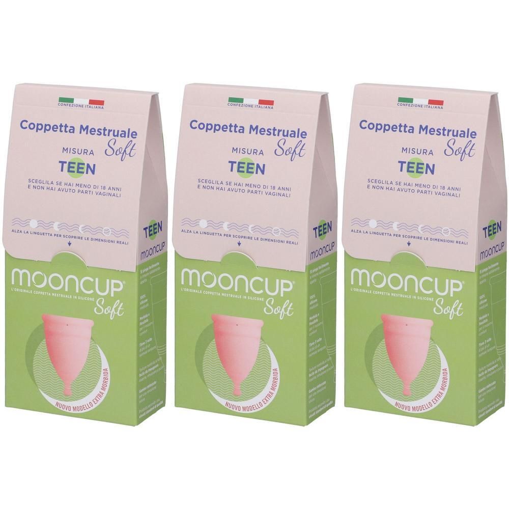 Mooncup Coppetta Mestruale Soft Rosa Misura Teen