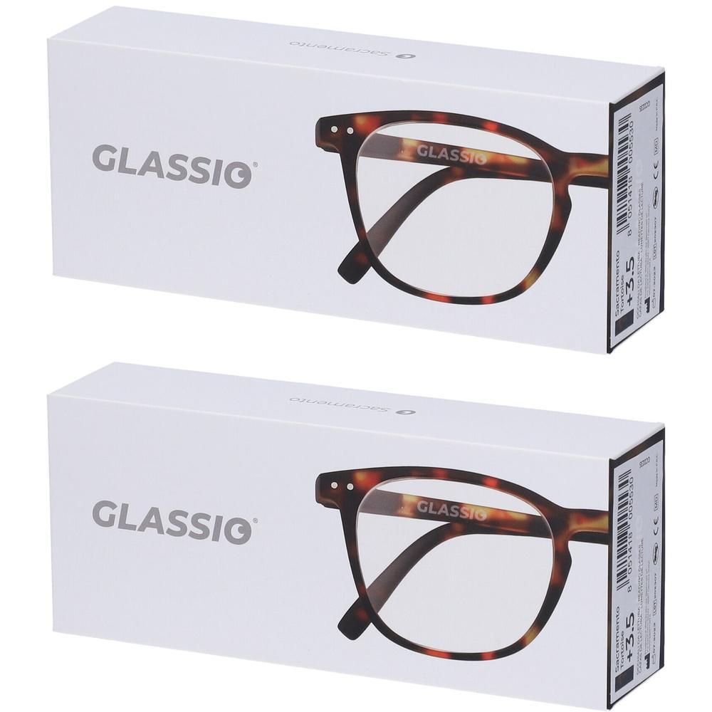 Occhiali da Lettura Glassio Sacramento Colore Tortoise Gradazione +3,5