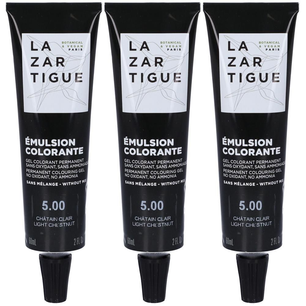 Lazartigue Emulsion Colorante 5.00 Castano Chiaro