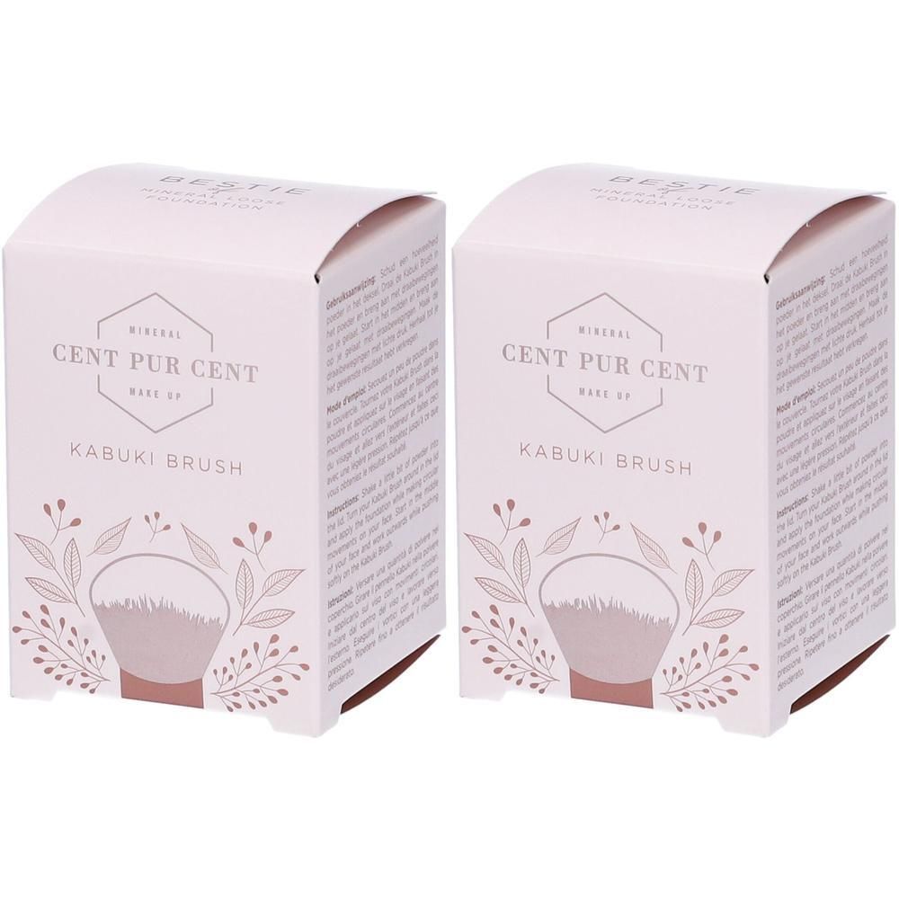 Cent Pur Cent Kabuki Brush Pennello per Fondotinta