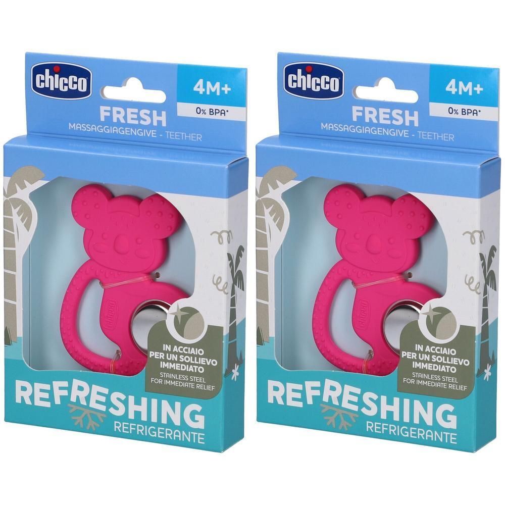 Chicco Fresh Massaggiagengive Bambina in Acciaio
