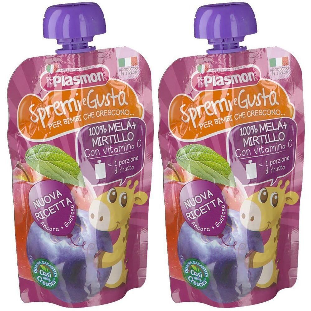 Plasmon® Spremi e Gusta Mela e Mirtillo