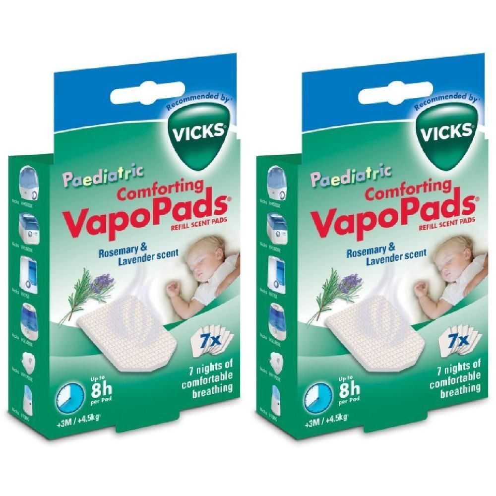 Vicks Vapopads Rosemary & Lavender Scente 7 Pezzi