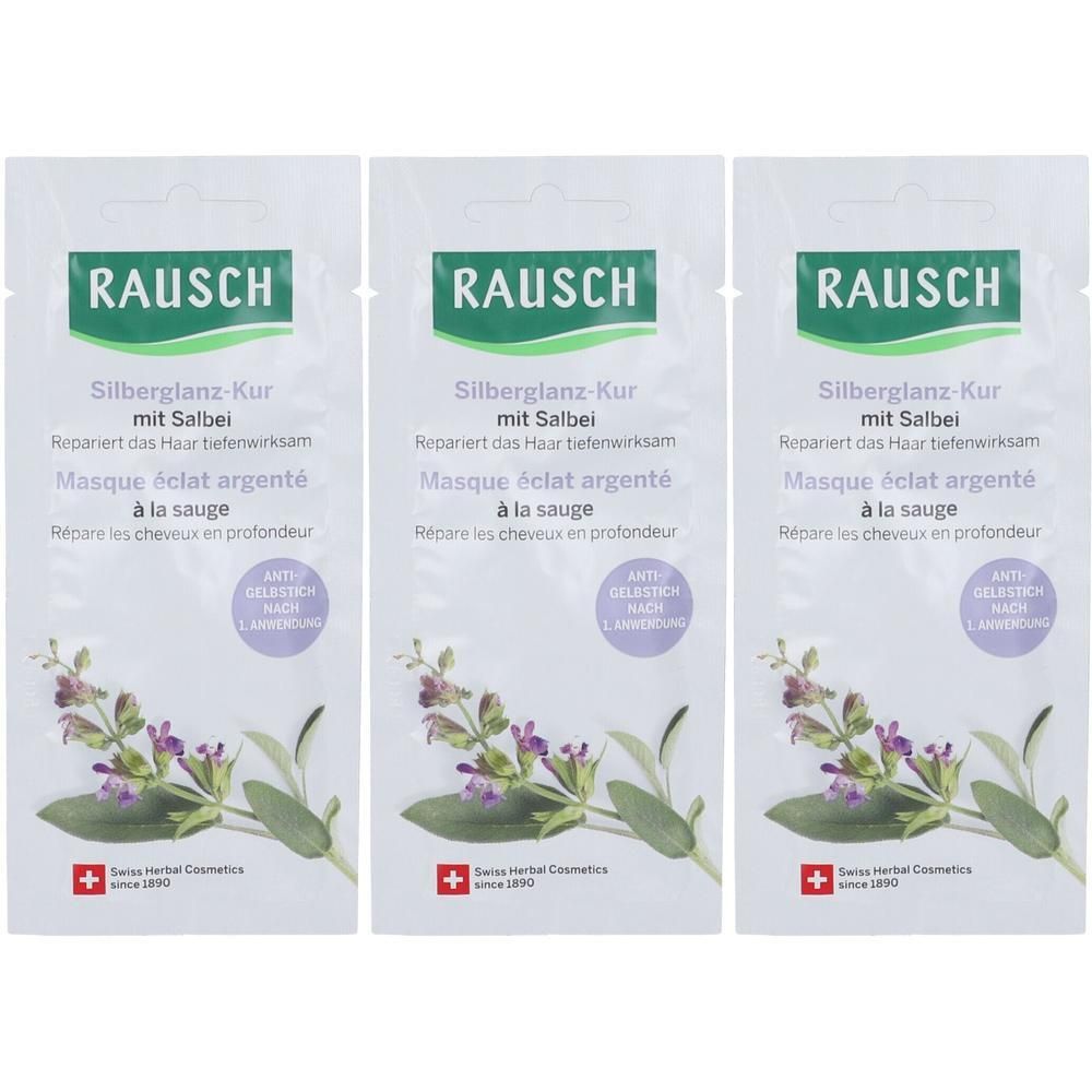 Rausch Maschera per Capelli Lucentezza Argentea alla Salvia