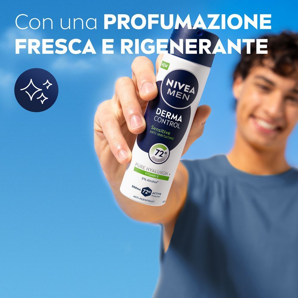 Nivea Men Derma Control Sensitive Deodorante Spray 72h
