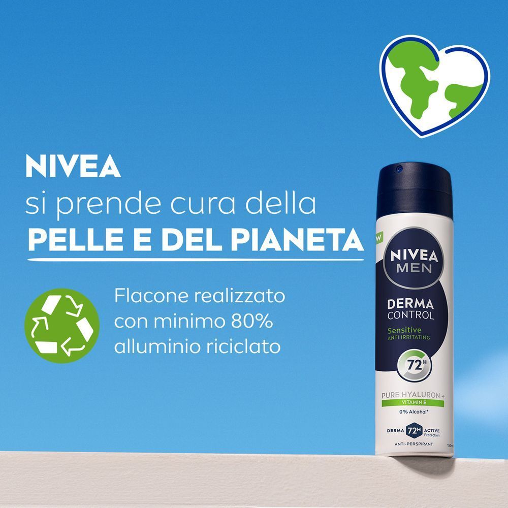 Nivea Men Derma Control Sensitive Deodorante Spray 72h
