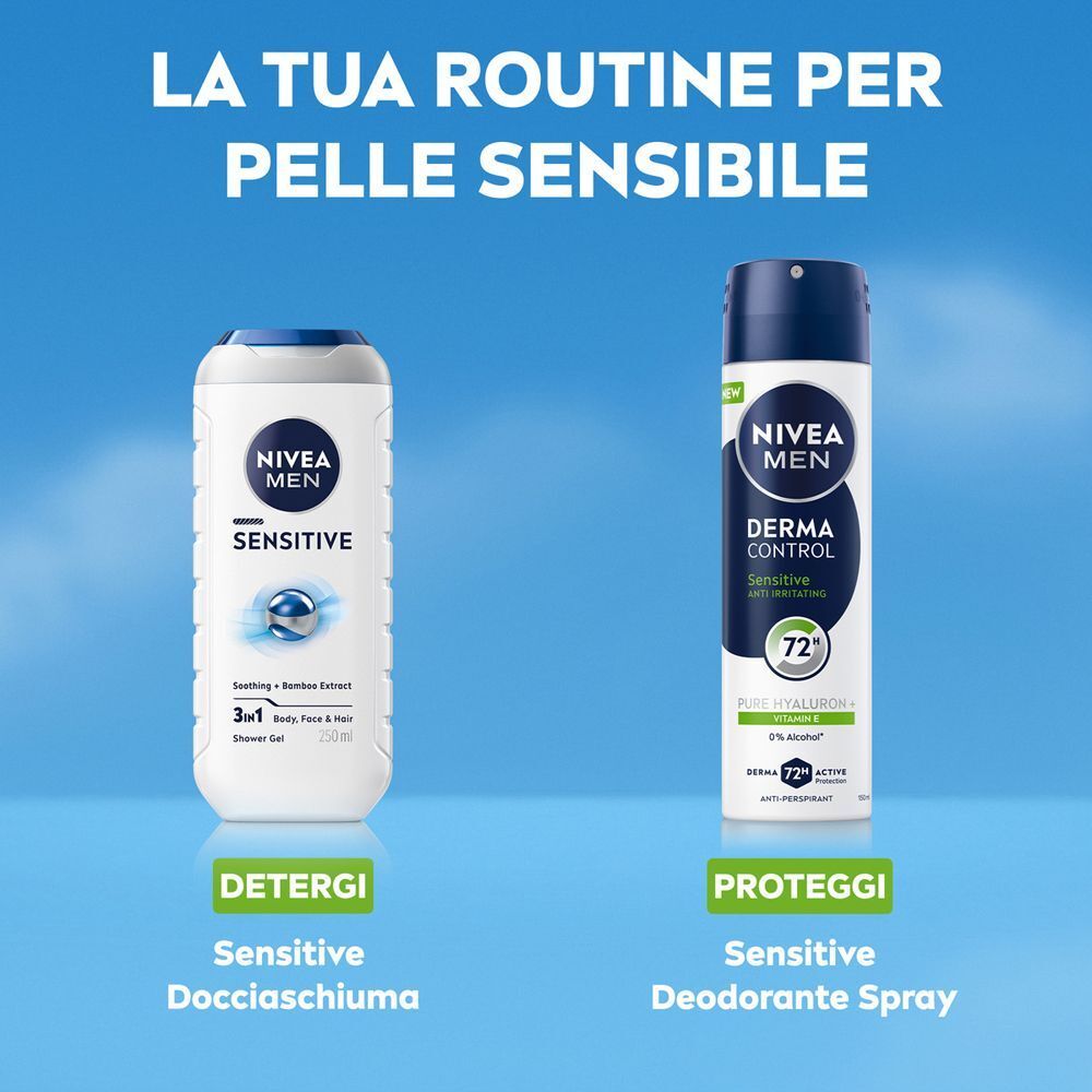 Nivea Men Derma Control Sensitive Deodorante Spray 72h