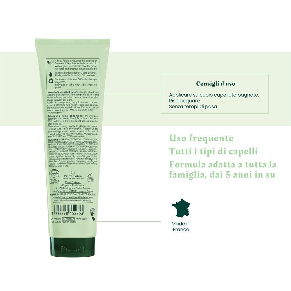 René Furterer Naturia Balsamo Latte Districante 150ml - Capelli normali, tutti i tipi di capelli
