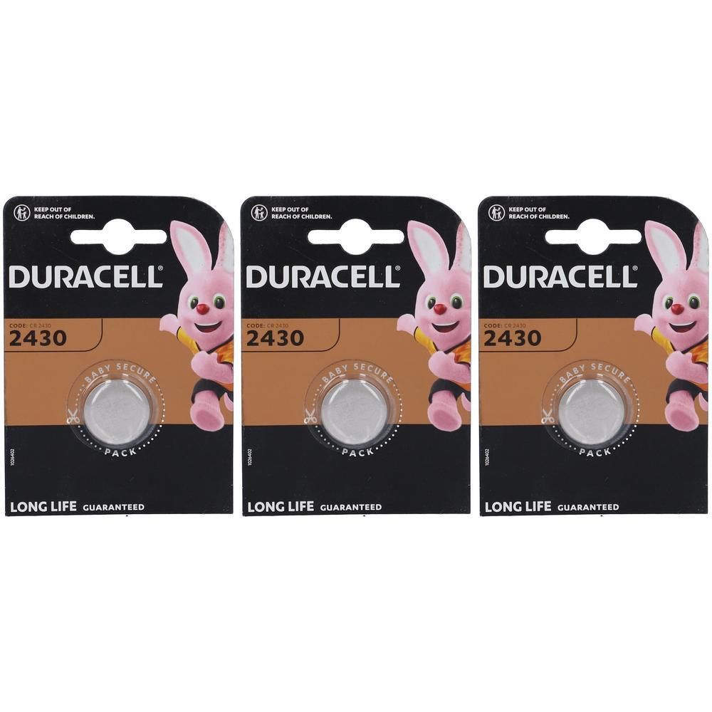 Duracell Batterie a Bottone 2430 al Litio da 3V