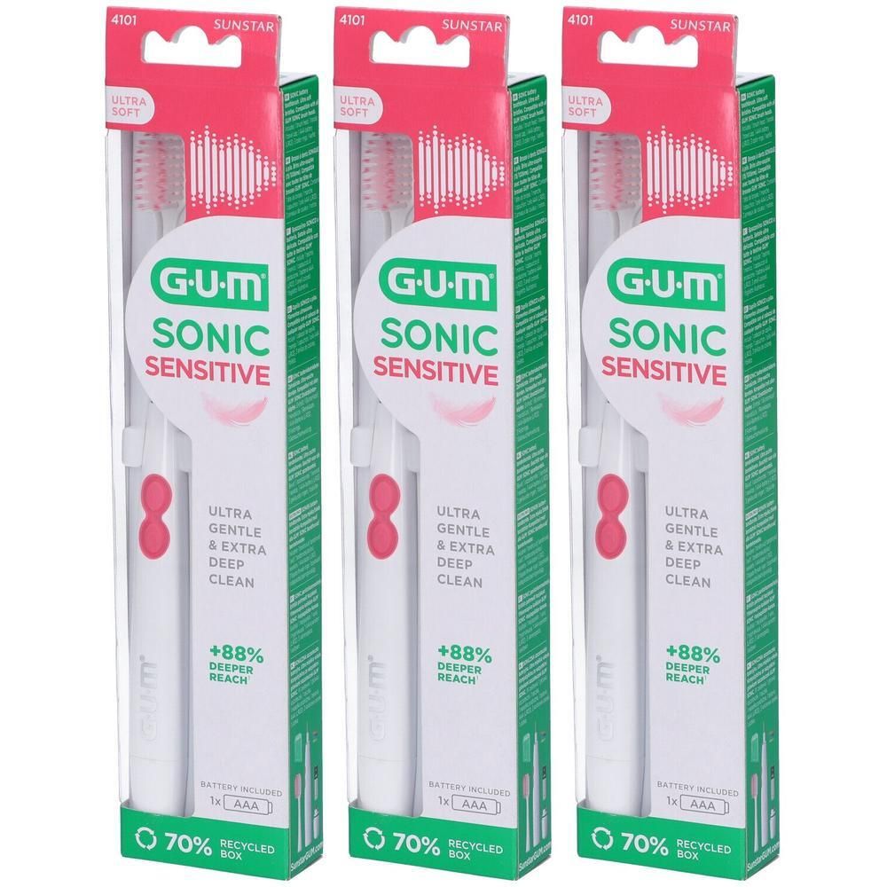 Gum Sonic Sensitive Spazzolino Batteria Adulto