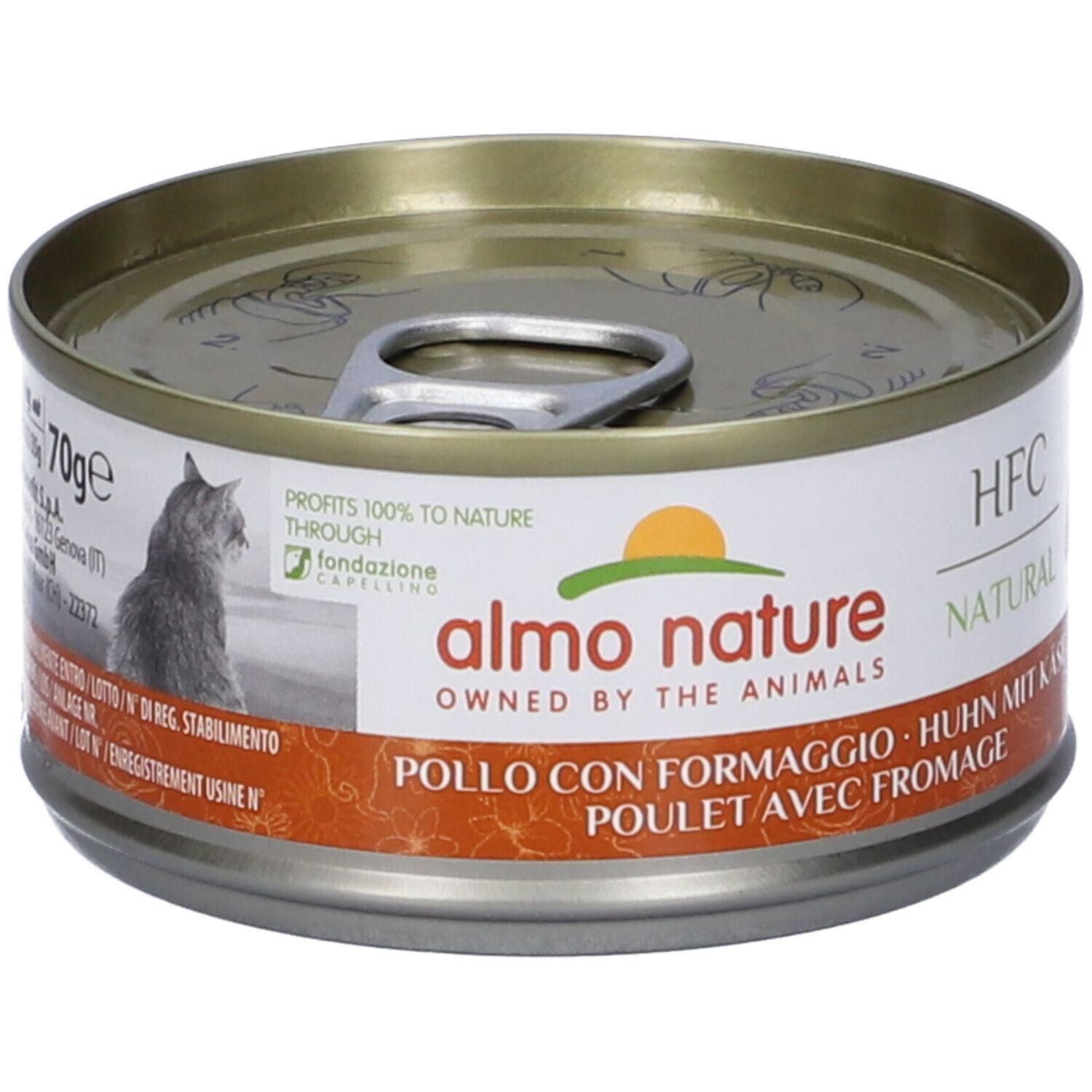 Almo Nature HFC Natural Alimento Umido Gatti Adulti Pollo Con Formaggio