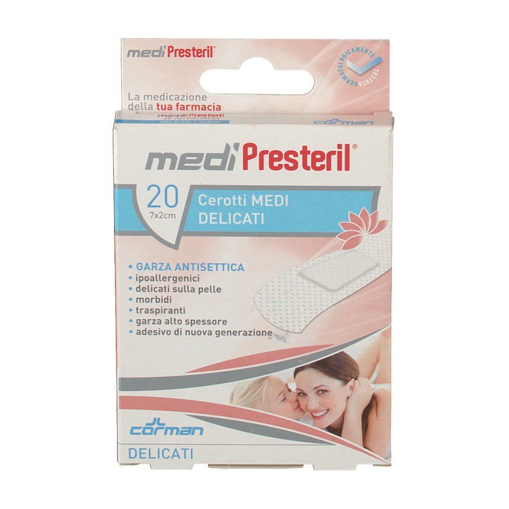 MediPresteril® Cerotti Medi Delicati 7 x 2 cm