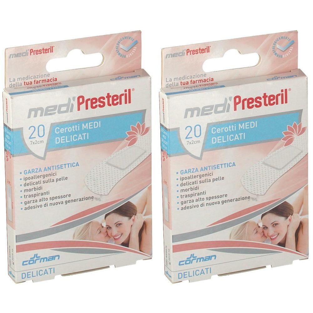 MediPresteril® Cerotti Medi Delicati 7 x 2 cm