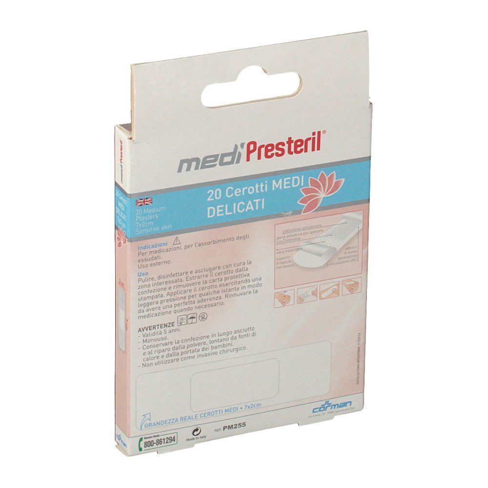 MediPresteril® Cerotti Medi Delicati 7 x 2 cm