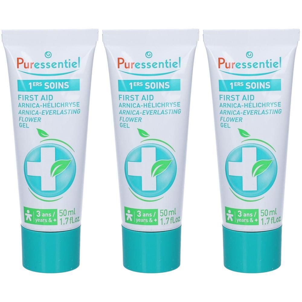 Tubo gel Puressentiel Primo Soccorso Arnica-Elicriso, 50ml.