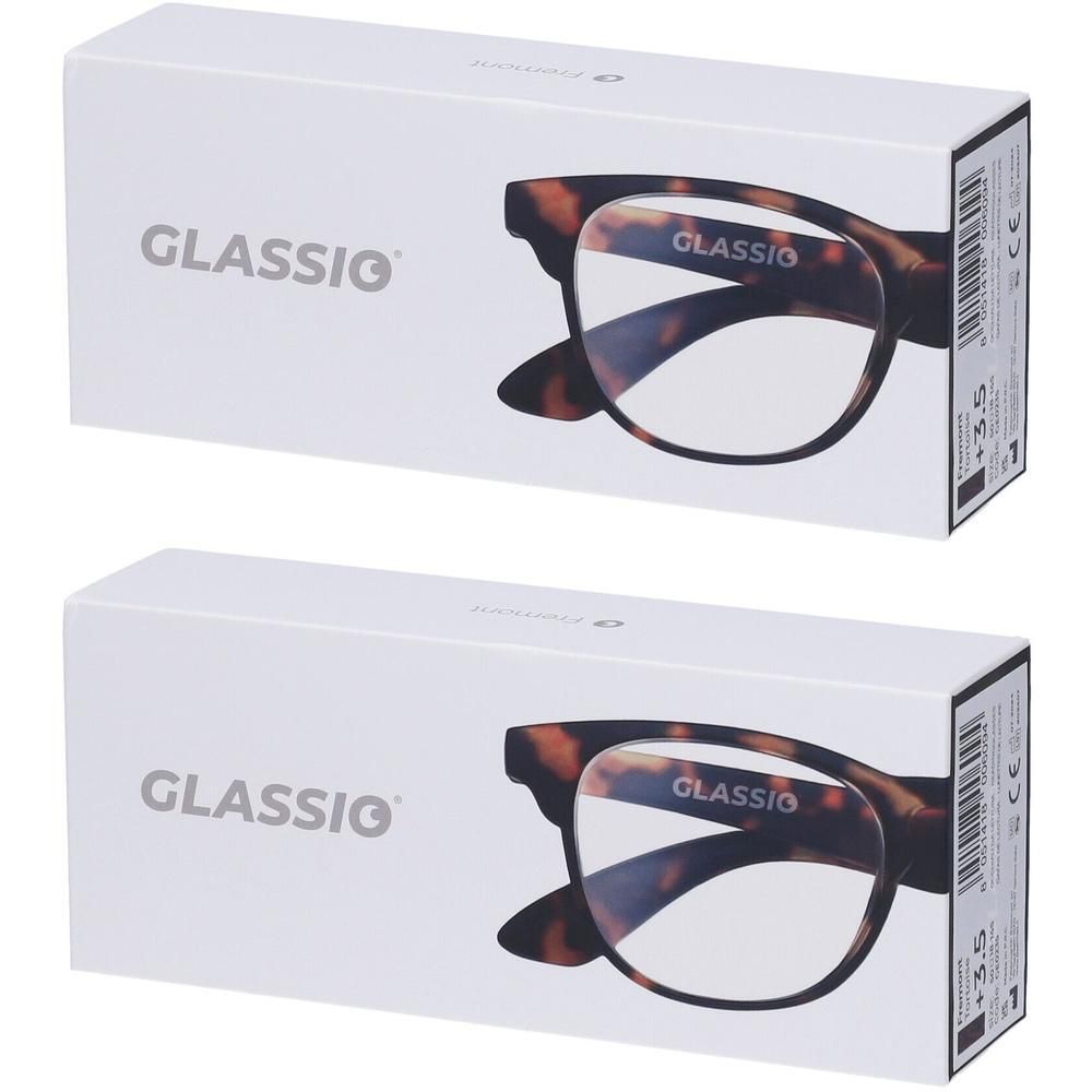 Occhiali da Lettura Glassio Fremont Colore Tortoise Gradazione +3,5