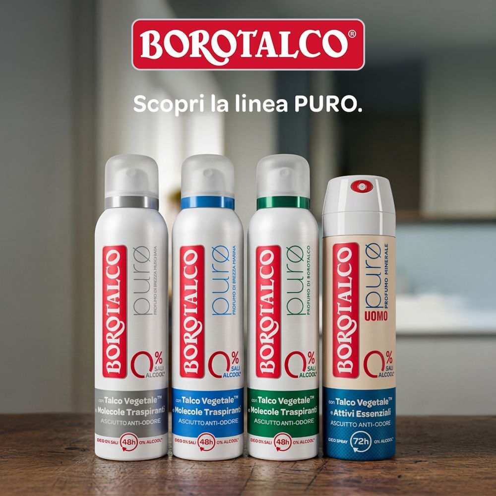 Borotalco Deodorante Puro Brezza Muschiata Spray (150ML)