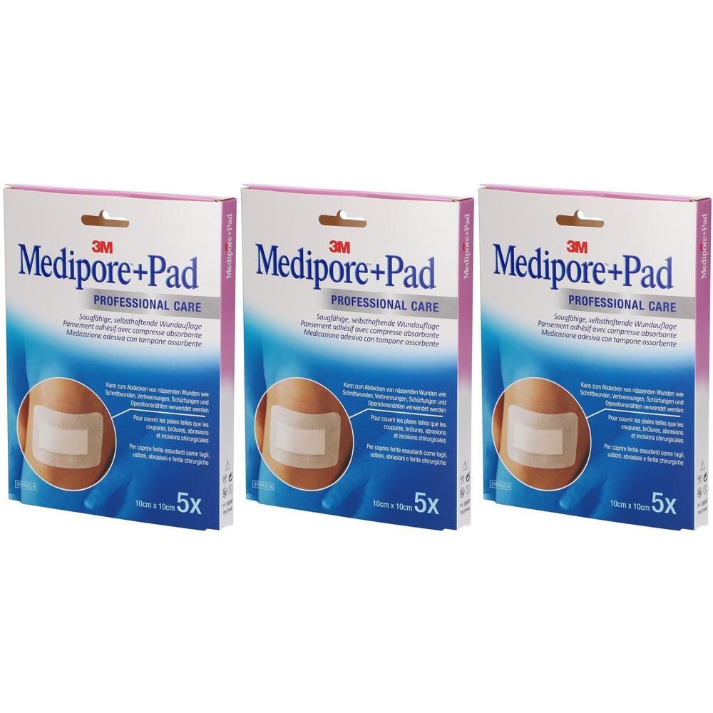 3M™ Medipore+Pad 10 cm x 10 cm