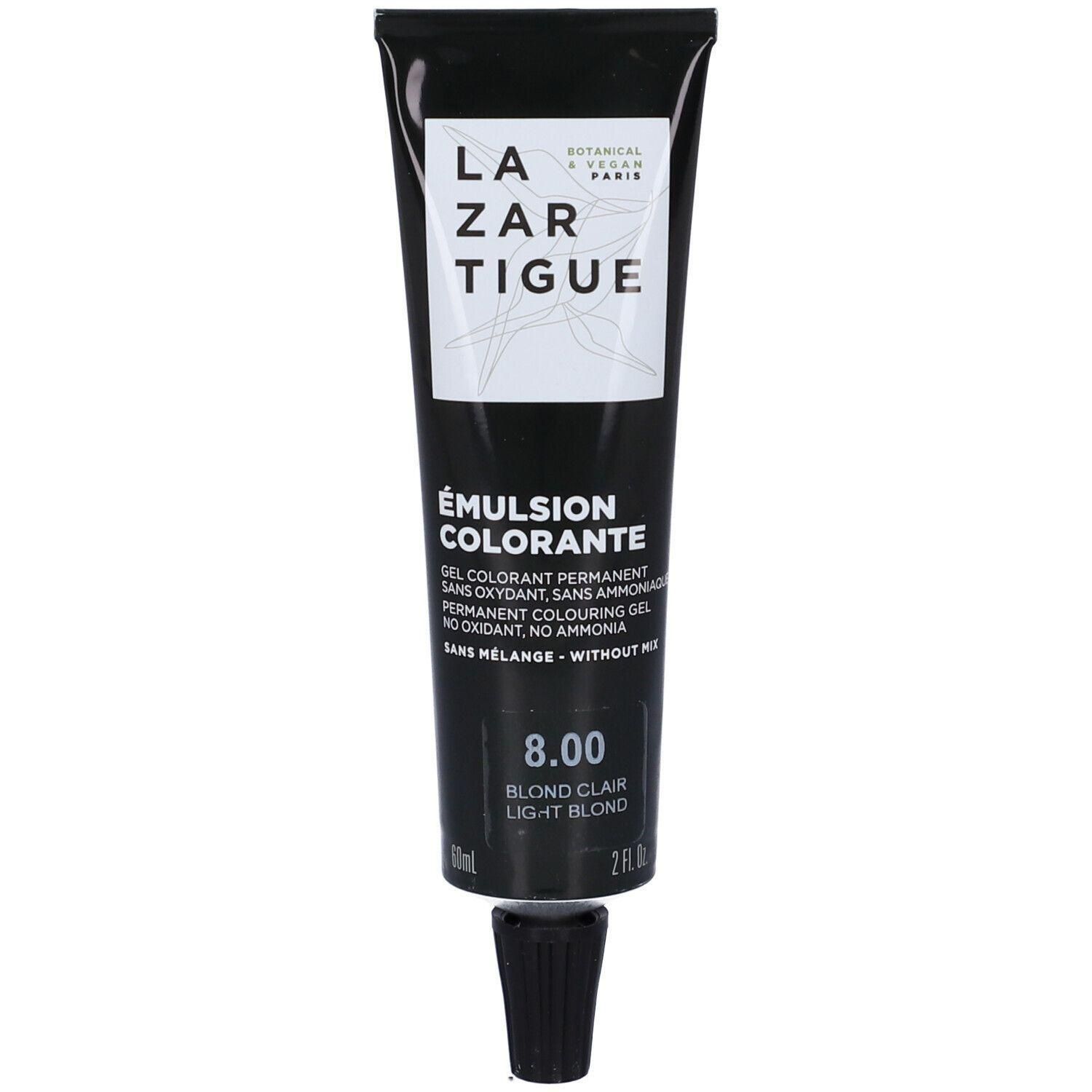 Lazartigue Emulsion Colorante 8.00 Blond Clair Light Blond Tubo