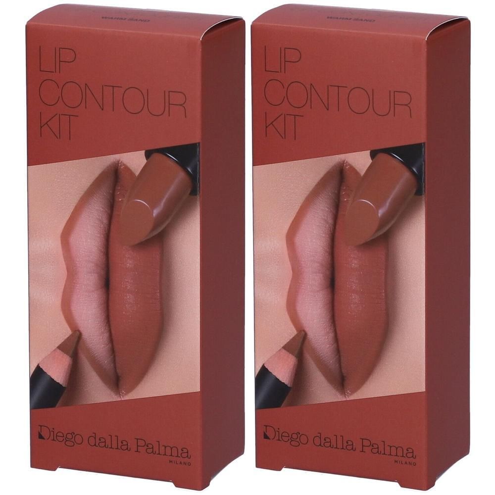 Diego dalla Palma Lip Contour Kit Rossetto Tonalità Warm Sand+ Matita Labbra