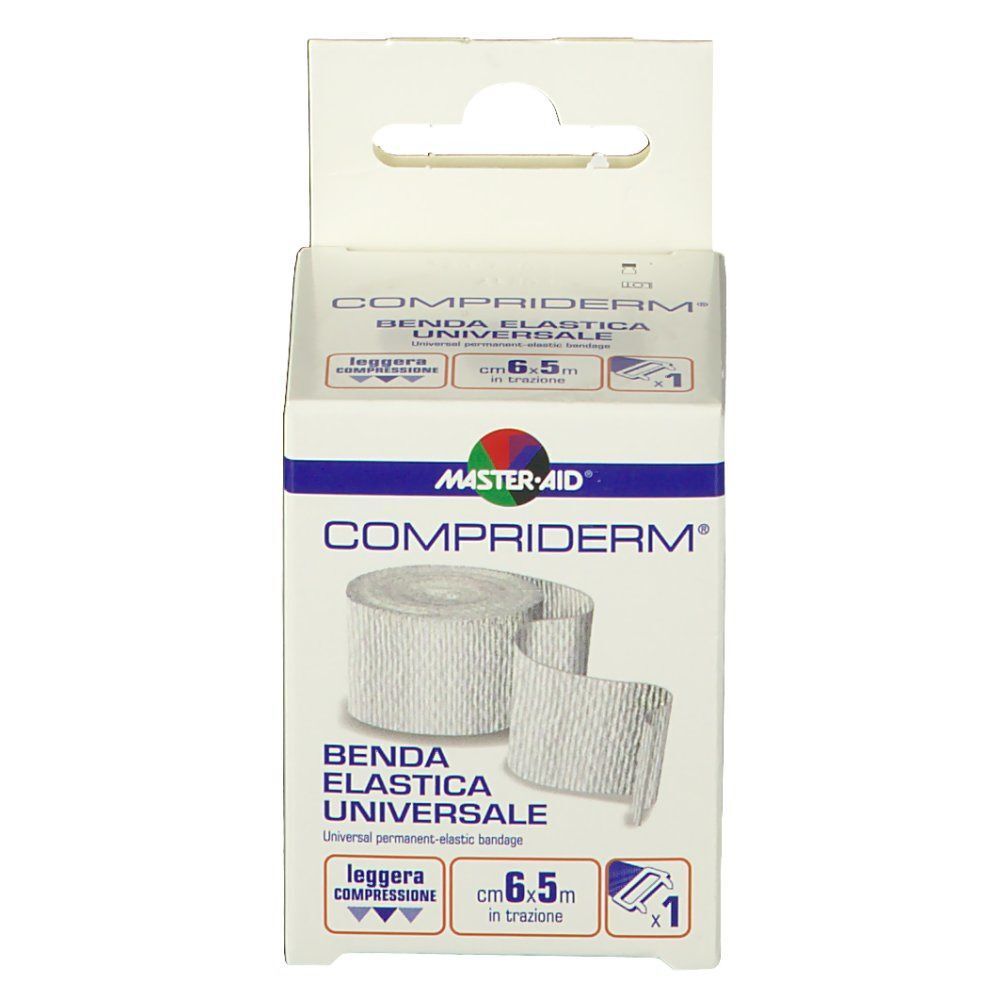 MasterAid® Compriderm® Benda Elastica 6 cm x 5 m