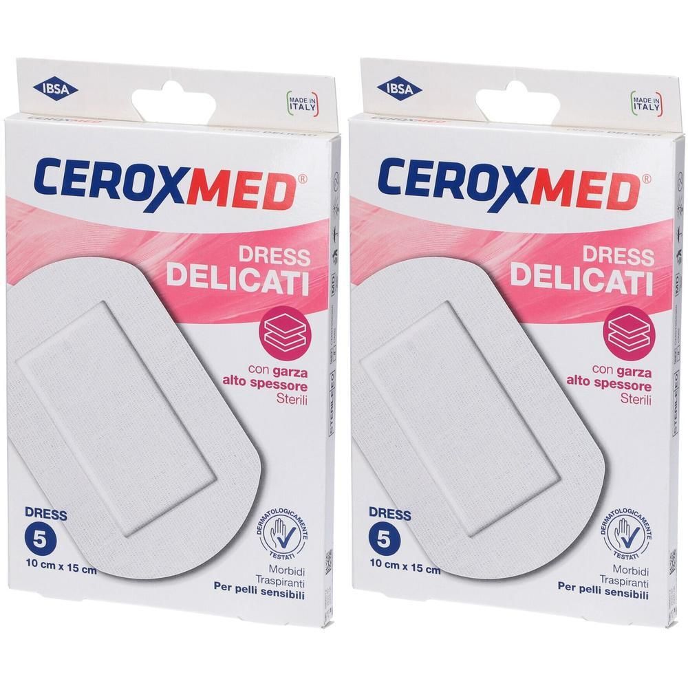 Ceroxmed Dress Delicati Con Garza Alto Spessore Per Pelli Sensibili 10x15cm