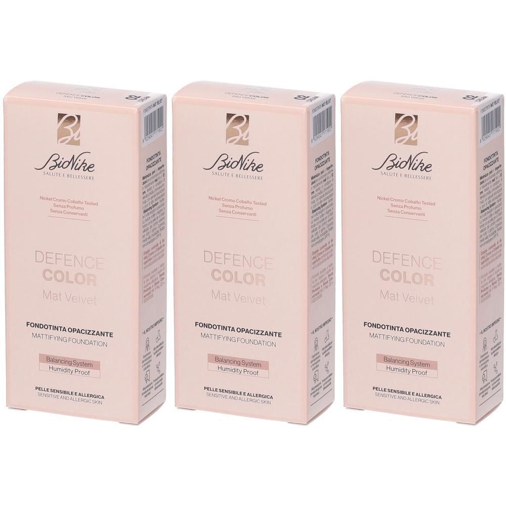 Bionike Defence Color Mat Velvet Fondotinta Opacizzante 02 Cream