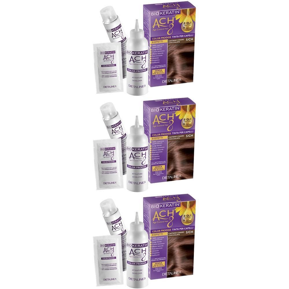 Biokeratin Ach8 Tinta Capelli 4M Castano Mogano