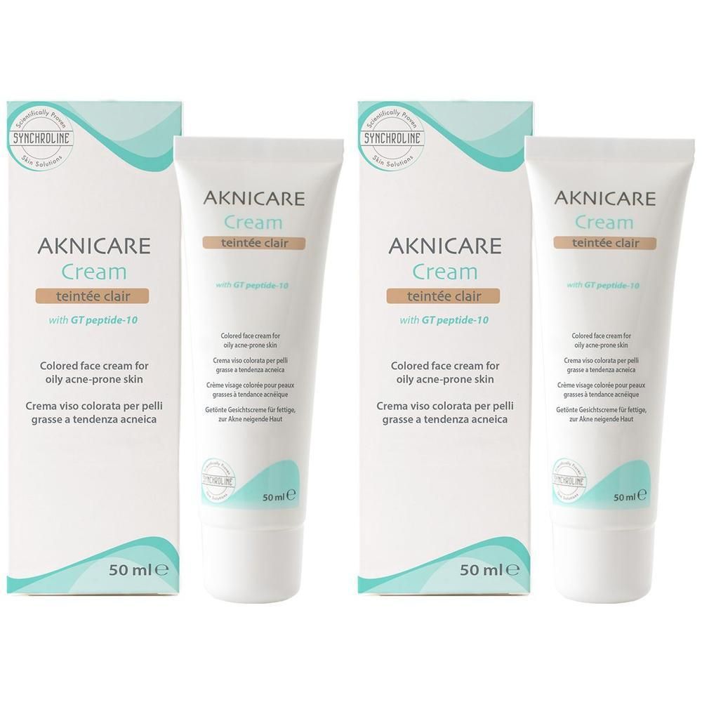 Aknicare Cream Teintee Clair 50 Ml