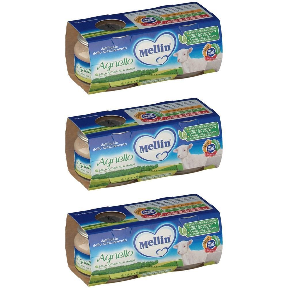 Mellin® Omogeneizzato Agnello 2 x 80 g