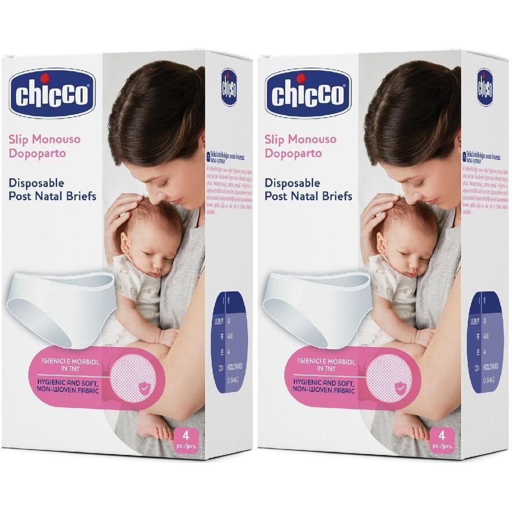 Chicco Mamma Donna Slip Tessuto Non Tessuto Misura 4 4 Pezzi