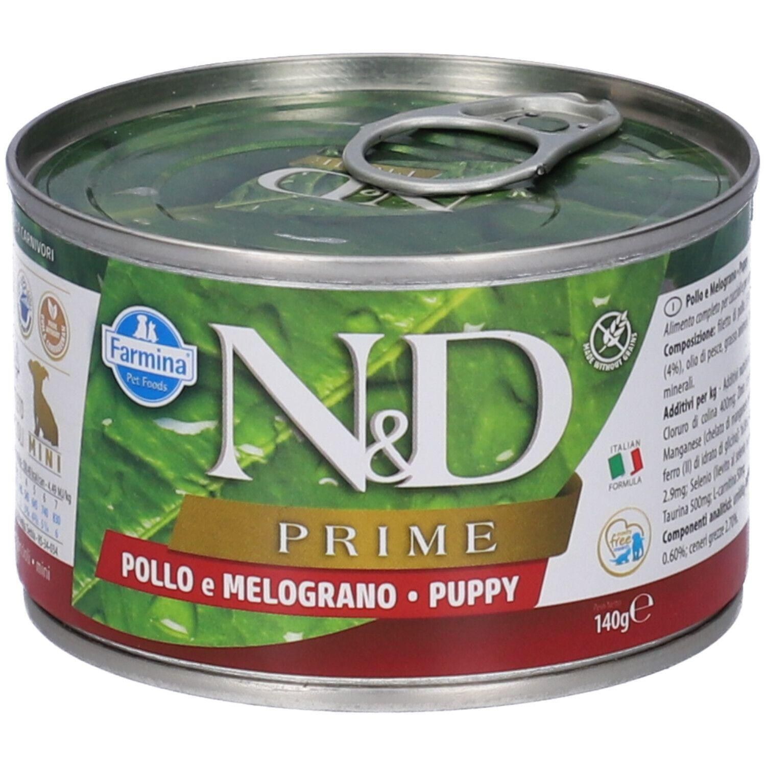 N&D Prime Pollo e Melograno Puppy Cibo Umido