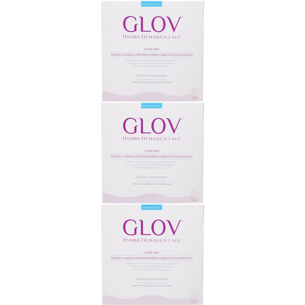 Glov Guanto Struccante Colore Bouncy Blue