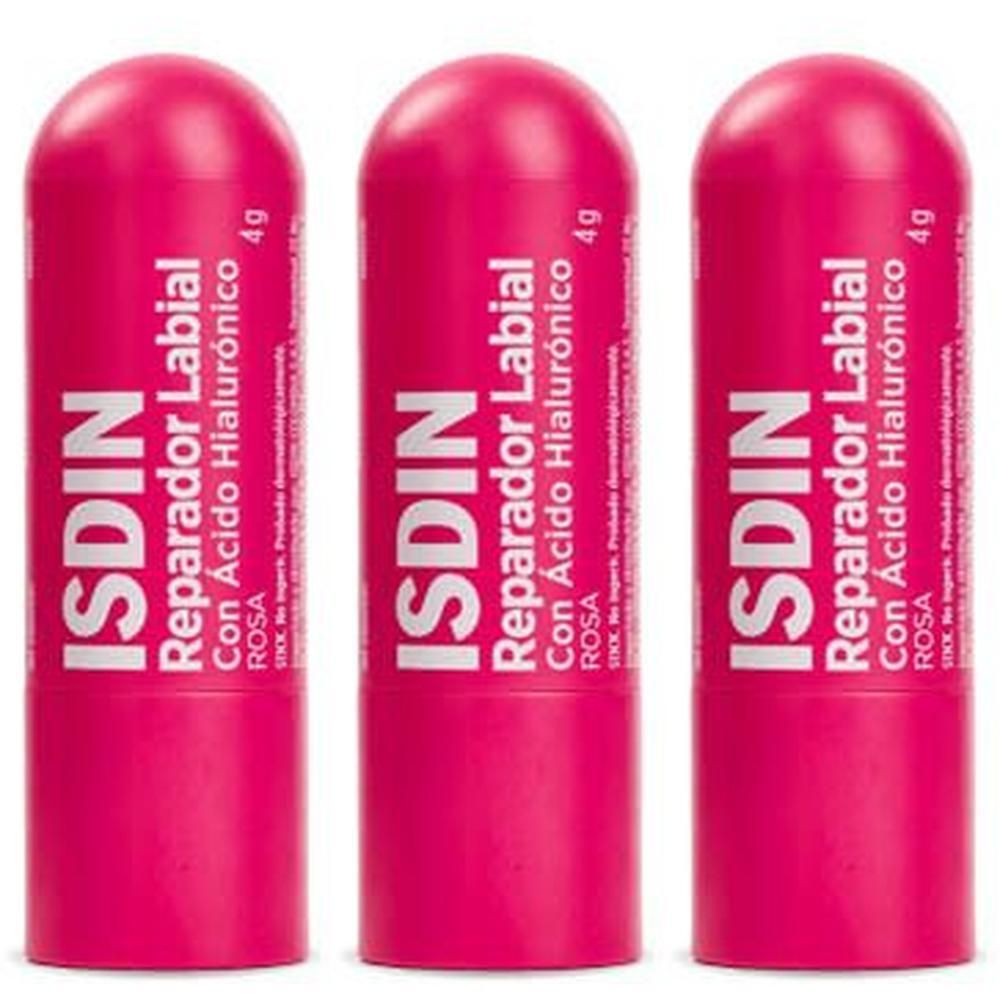 ISDIN Reparador Labial Stick Labbra Colorato Rosa
