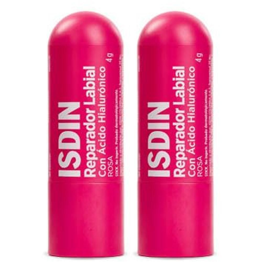 ISDIN Reparador Labial Stick Labbra Colorato Rosa