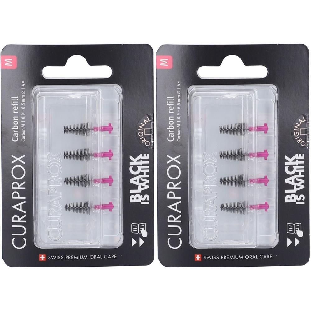 Curaprox Black Is White Carbon M Refill 4 Scovolini