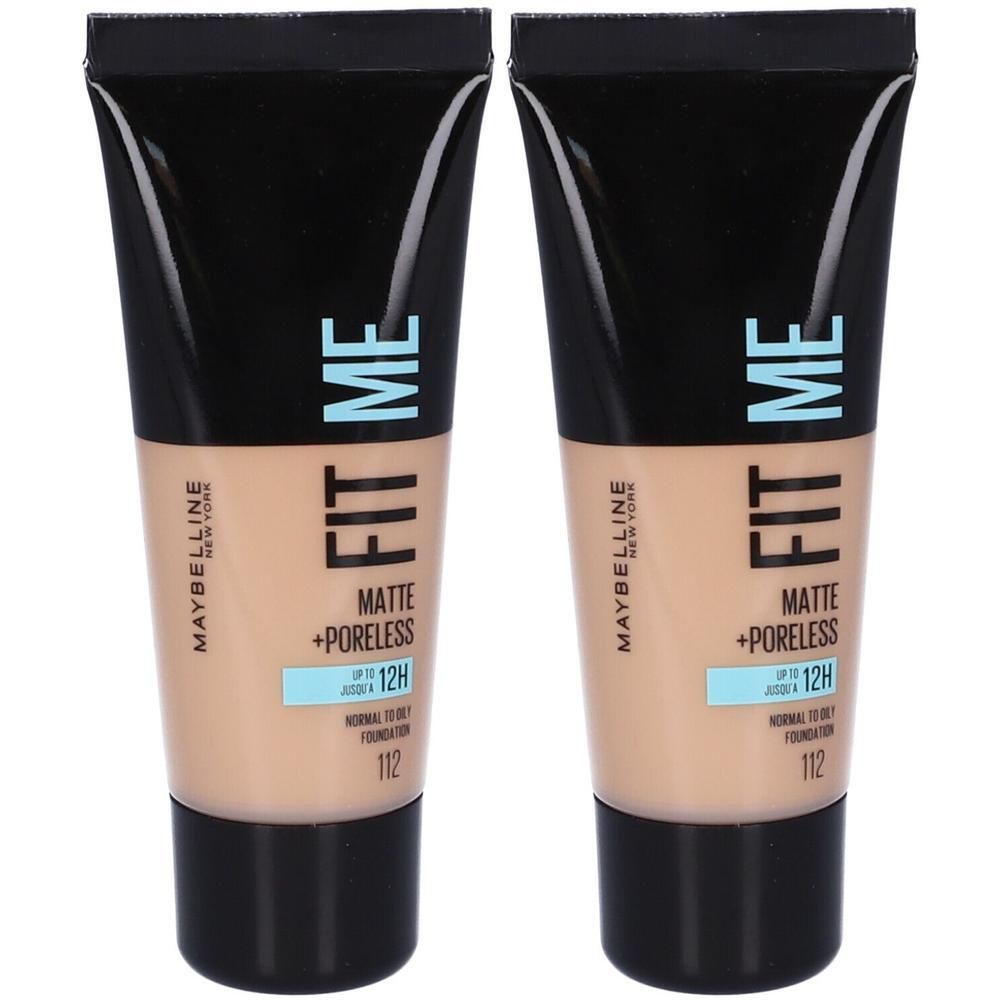 Maybelline New York Fondotinta Fit Me Matte & Poreless 112 Soft Beige