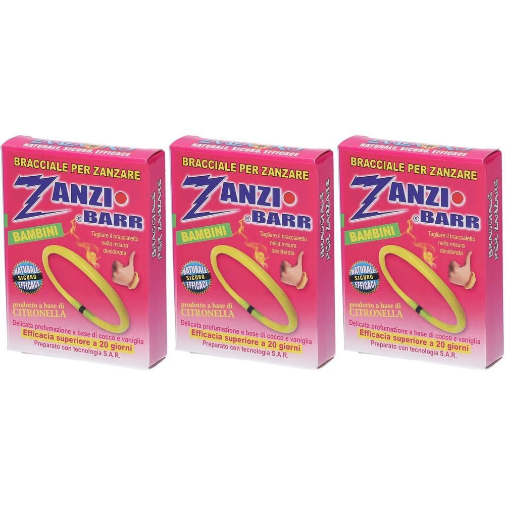 Zanzi Barr Bracciale Insettorepellente Bambini