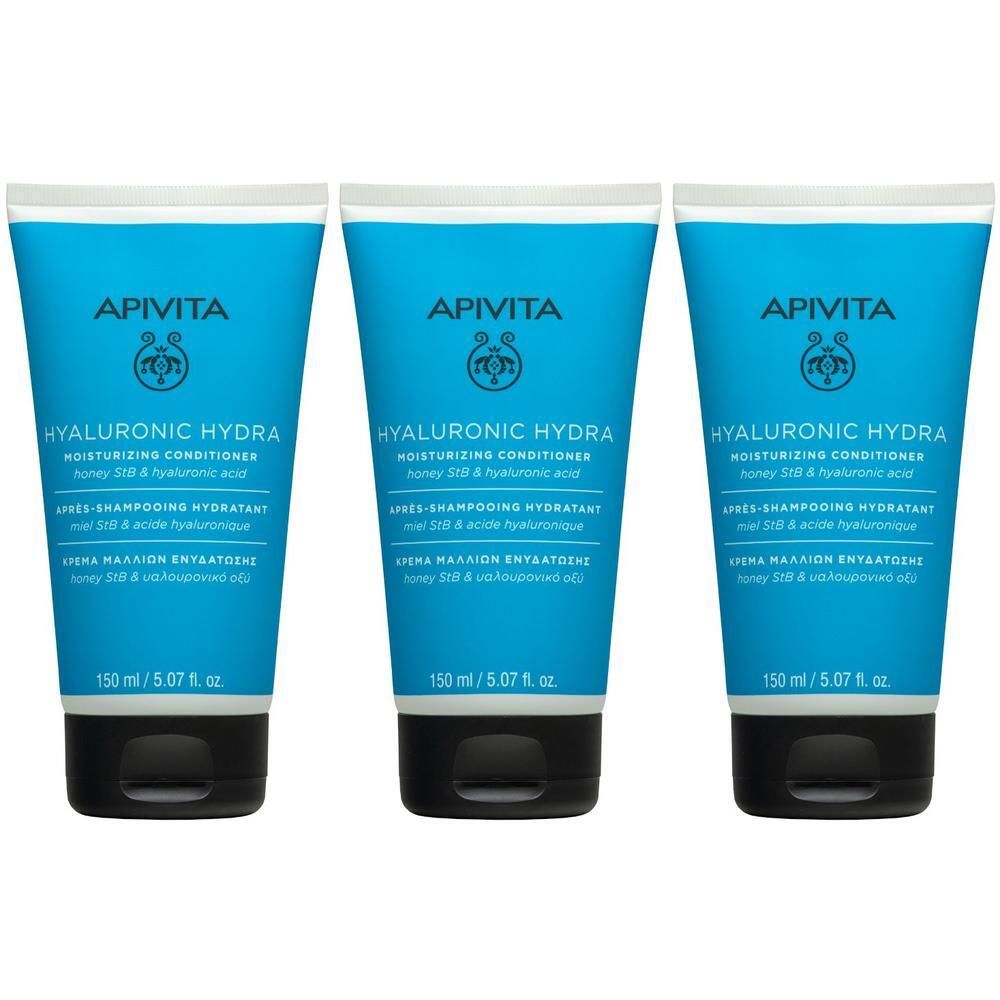 Apivita Hyaluronic Hydra Balsamo Districante Anti‑Crespo con Acido Ialuronico, capelli secchi