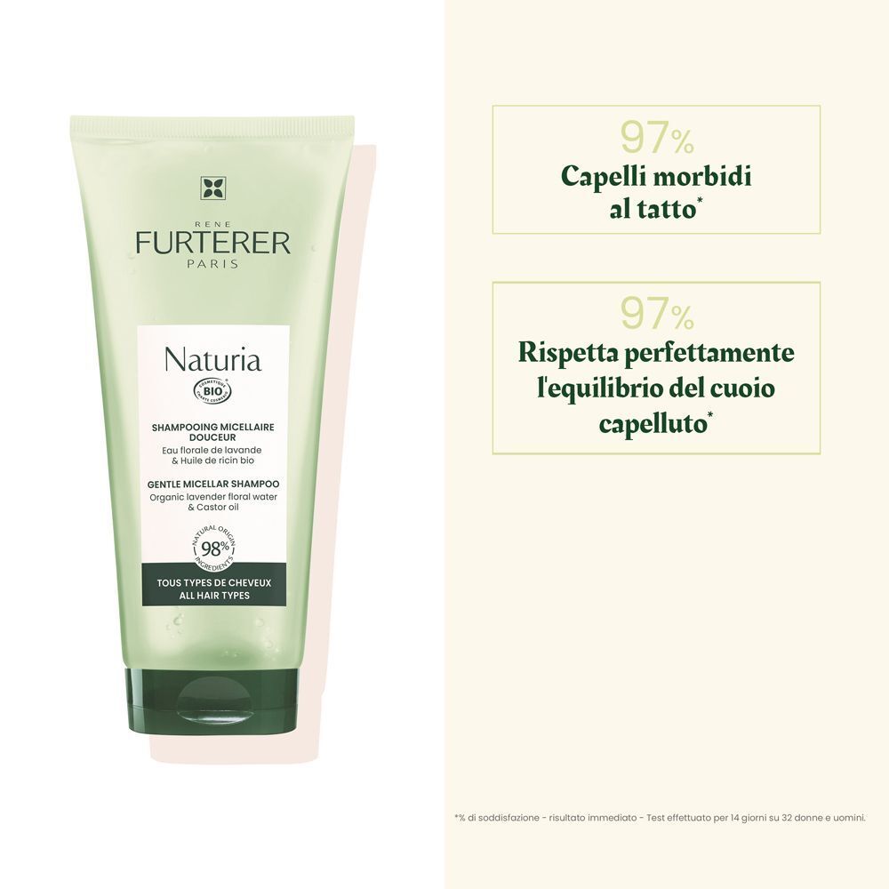 René Furterer Naturia Shampoo Micellare delicato 200ml - Capelli normali, tutti i tipi di capelli
