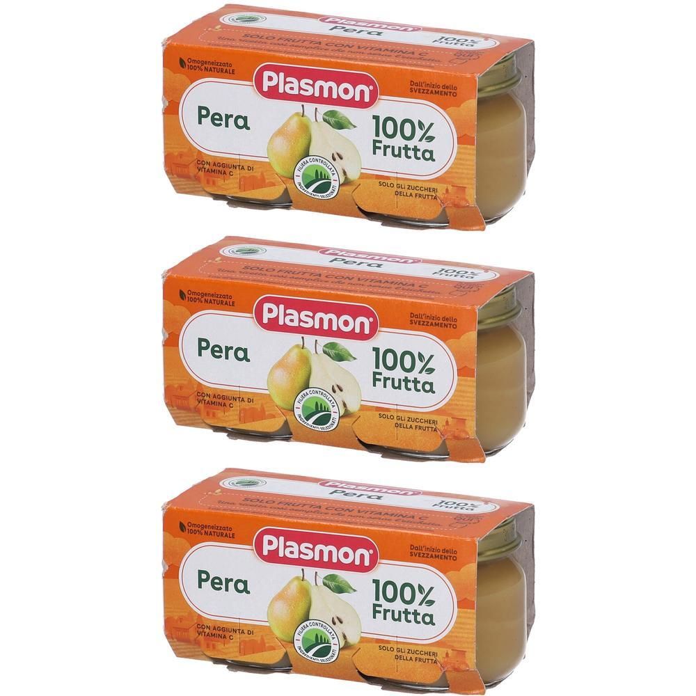 Plasmon Omog Pera 2X80G