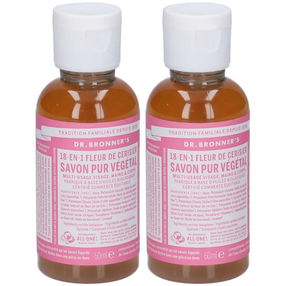 Dr. Bronner’s Sapone Liquido 18-in-1 Cherry Blossom 60 ml