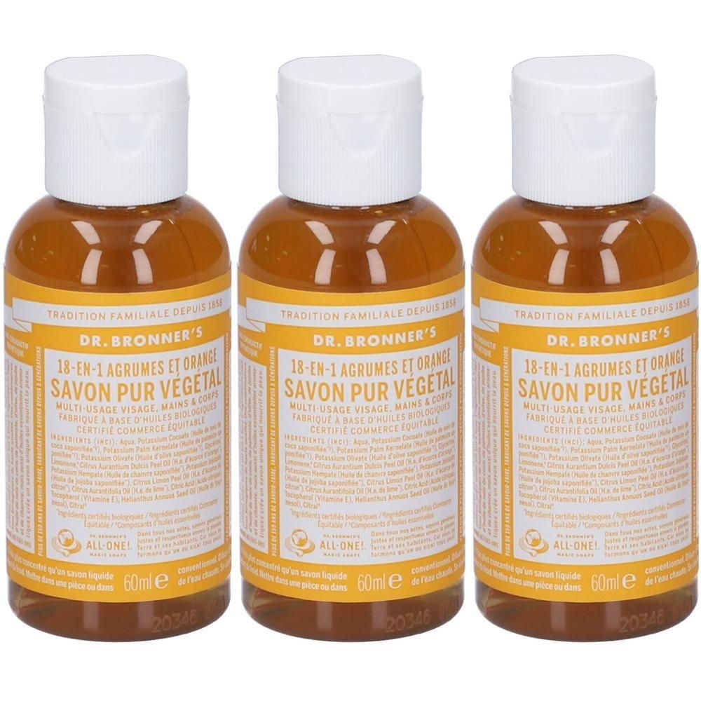 Dr. Bronner’s Sapone Liquido 18-In-1 agli Agrumi 60 ml