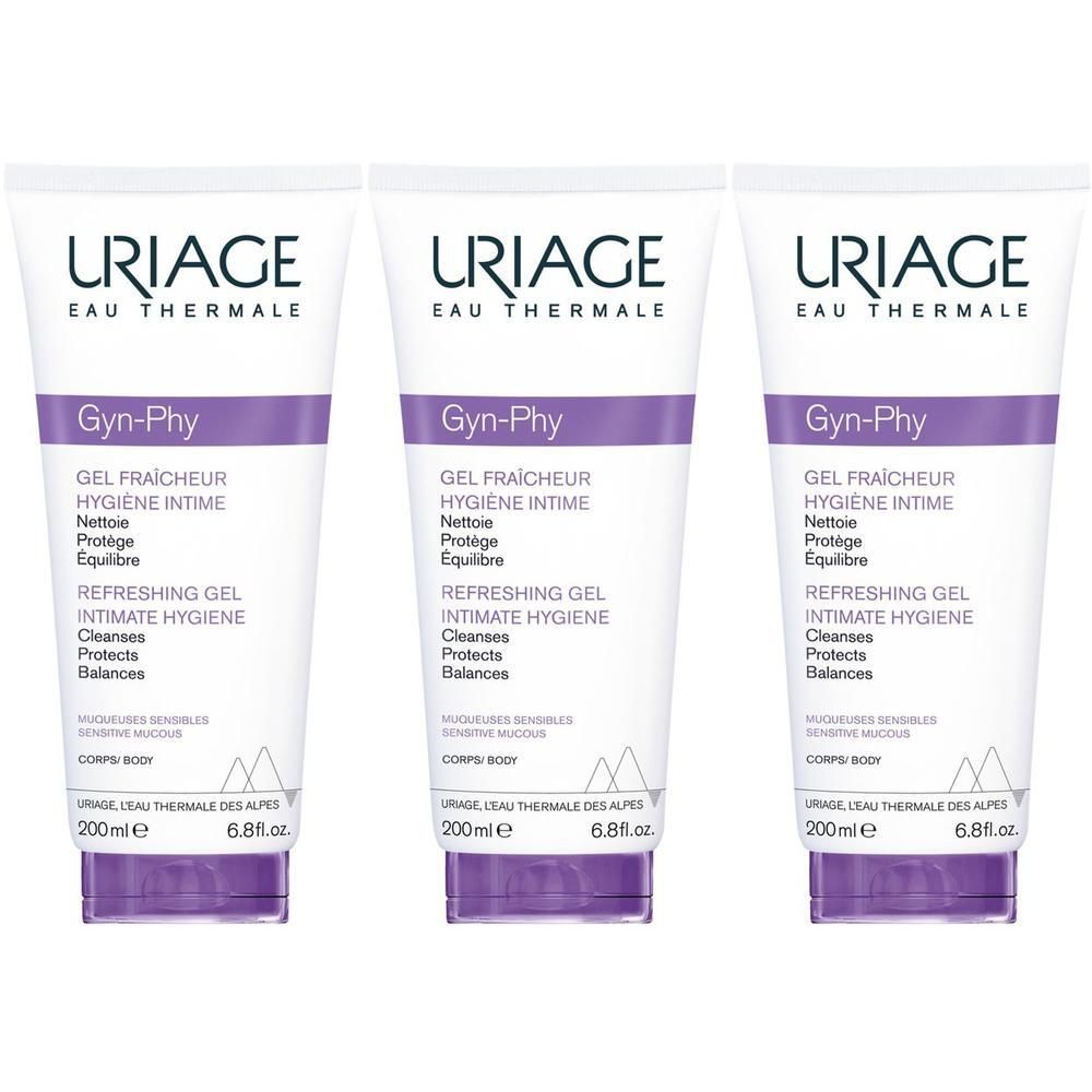 URIAGE GYN PHY Gel detergente rinfrescante igiene intima, uso quotidiano, ipoallergenico