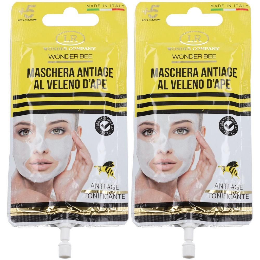 Wonder Bee Maschera Viso Veleno D'Ape Anti Age Tonificante